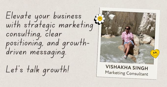 be your consultant, audit your website, competitor analysis and content strategy