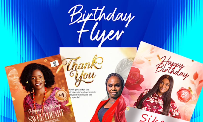 create outstanding birthday flyer design