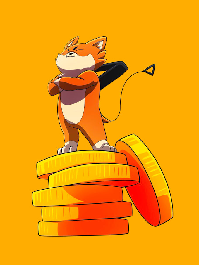 draw funny meme coin art 2d meme coin animation meme video meme coin art