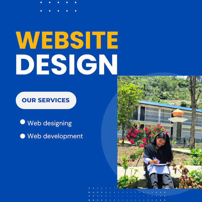 design and develop a stunning, responsive website