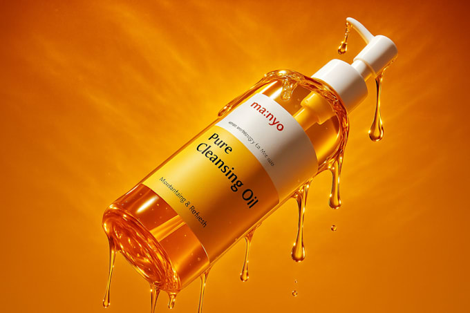 design realistic 3d mockup for bottle cosmetics and skincare packaging