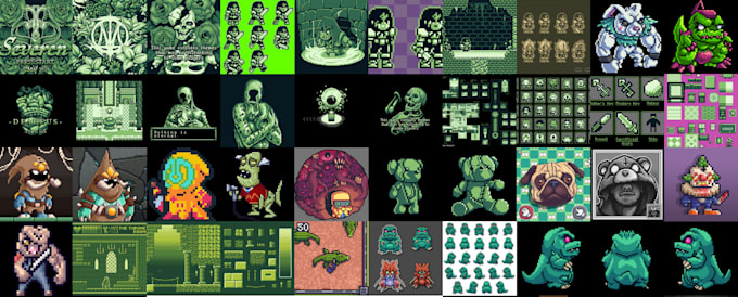 Create pixel art for your indie game project by Izmaus | Fiverr