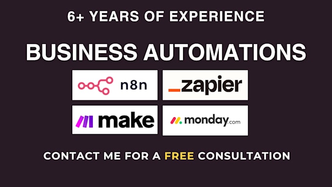 develop ai agents and n8n zapier makecom workflows for automation
