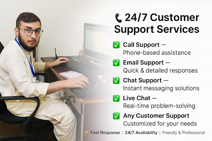 provide email support, chat support, phone support
