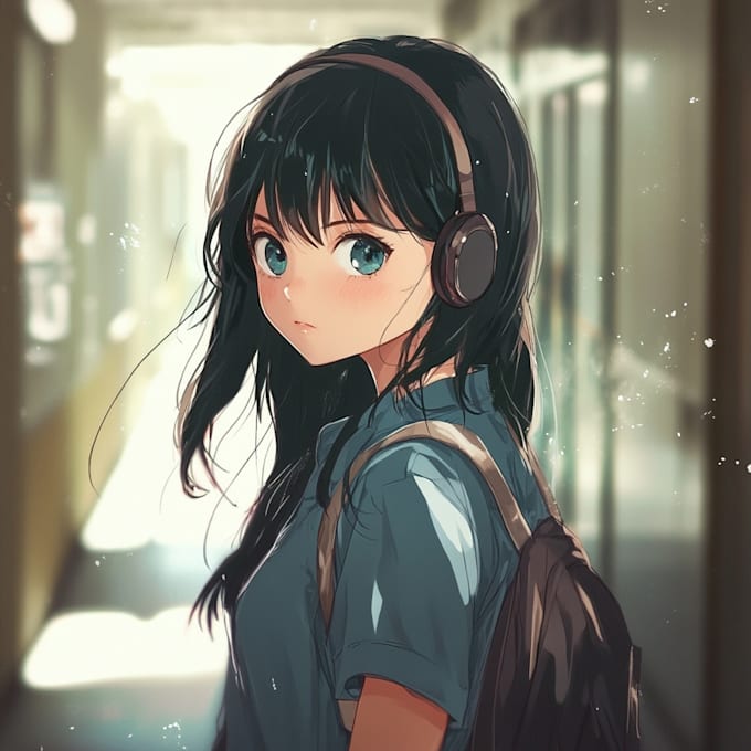 draw anime illustration, anime character vtuber, fanarts,