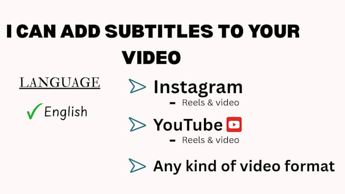 add subtitles and captions to your video