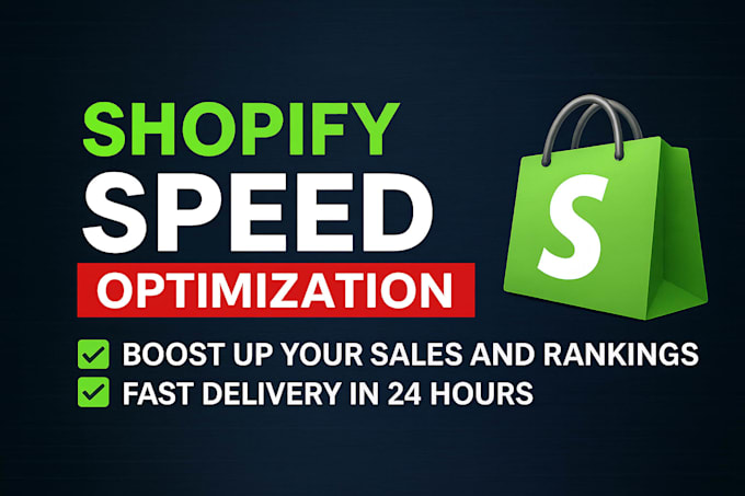 Do shopify speed optimization, shopify store speed, in 4 hrs by Khizar ...