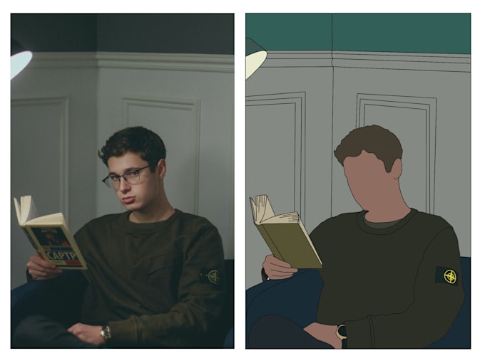 create an illustration from your favorite pictures