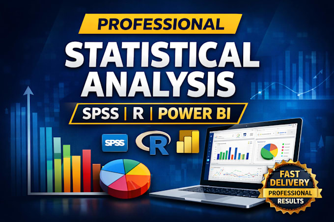 do statistical data analysis by using python, r, and spss