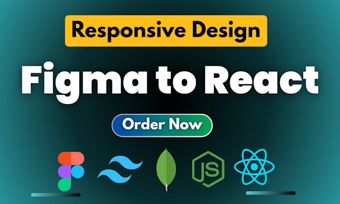 convert figma design to responsive react frontend, figma to react tailwind