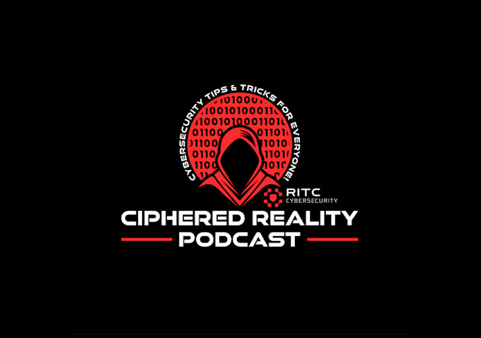 design ciphered reality podcast logo