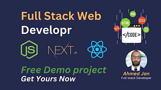 develop a modern full stack web app using next js