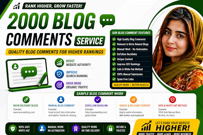build 2000 high quality blogcomments backlinks