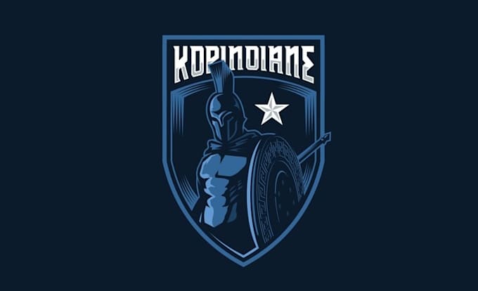 design sustainability fantasy e sport team logo