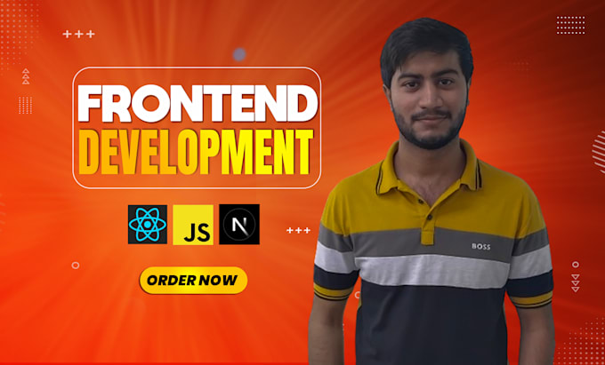 build react js website and react front end for you