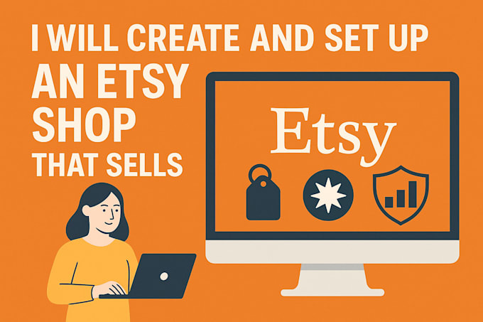 build your etsy store, create digital product, rank SEO listings, etsy pod