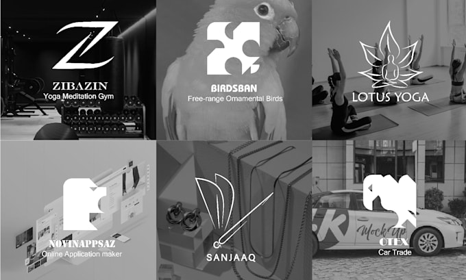 create logo animated vector for brand identity