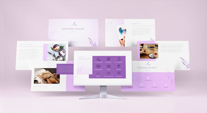 design a premium pitch deck or business presentation