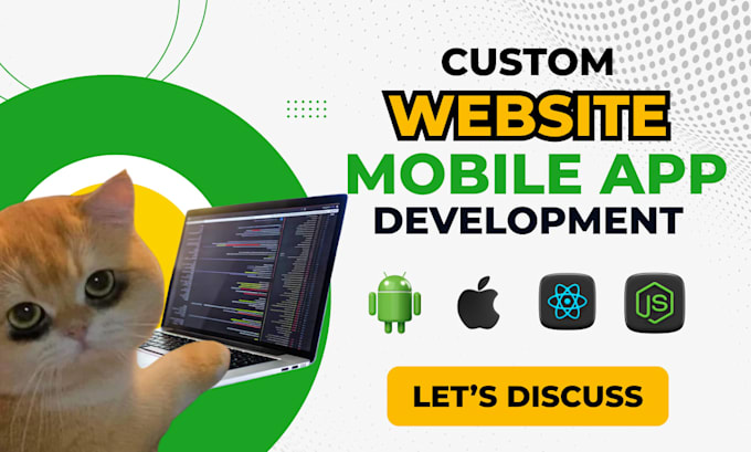 develop custom websites, web apps and mobile apps as your full stack developer