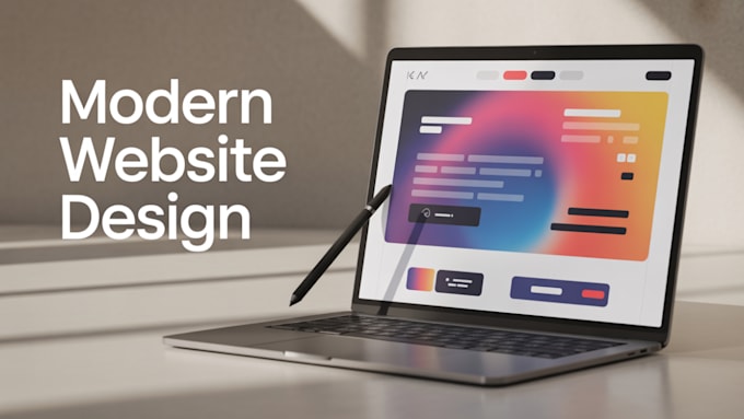 design and develop a website and mobile app with modern uiux