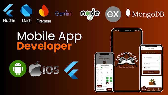 do flutter mobile app developement android ios flutter developer