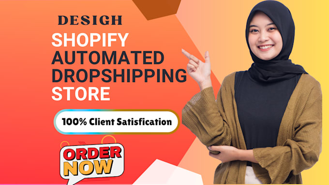 build automated shopify store , dropshipping store or shopify website