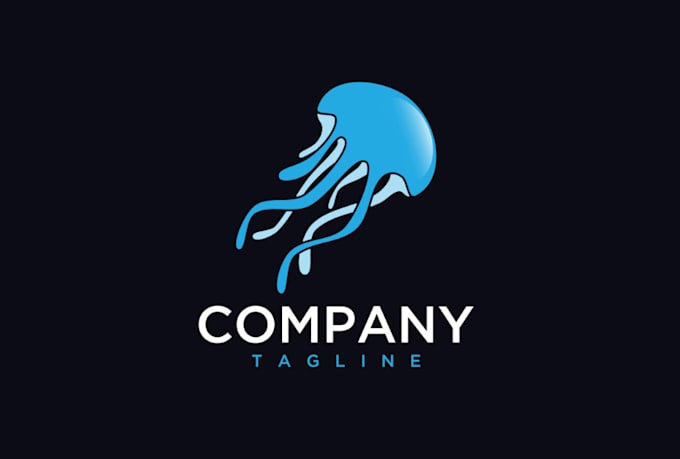 make jellyfish, octopus logo design with my own creativity