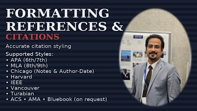 edit and format your references and citations