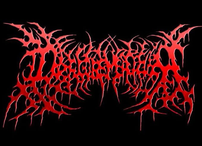 create a brutal death metal logo