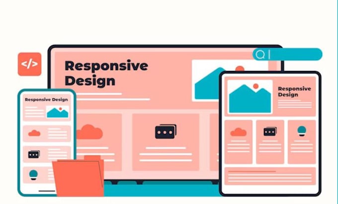 build modern responsive website UI