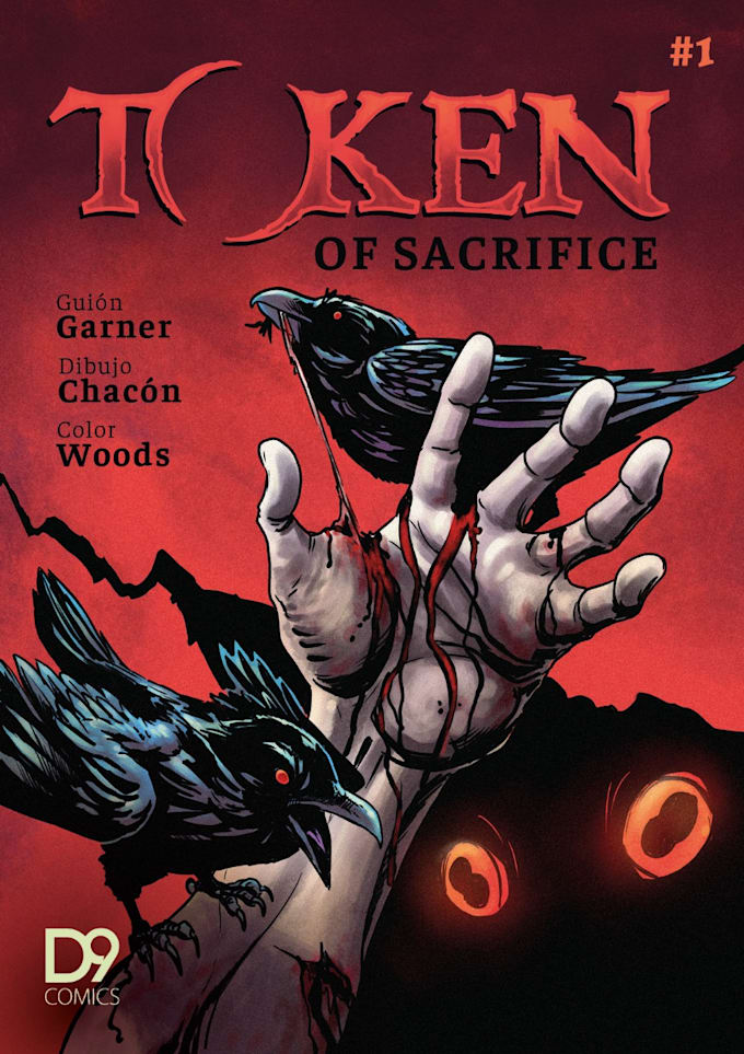 draw an epic comic book cover illustration or manga cover