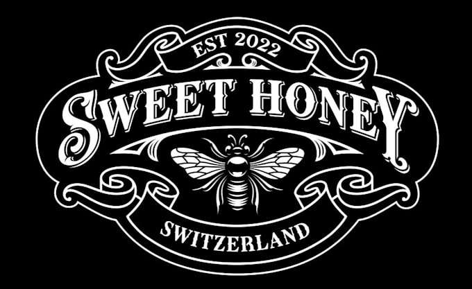 design a high quality bee,hornet logo with printable file