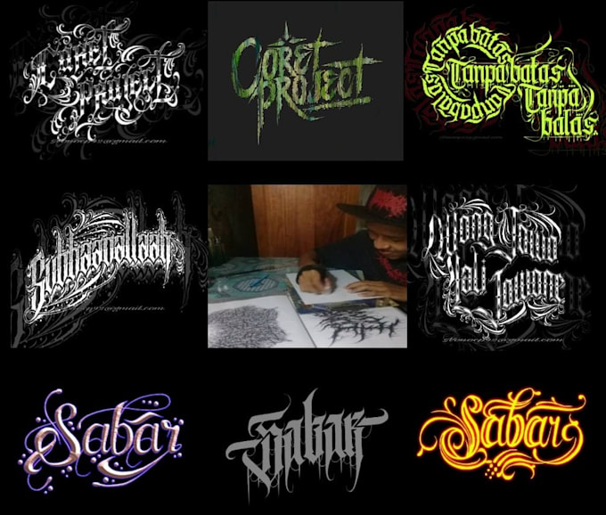 create awesome vintage logo , tattoo and hand lettering