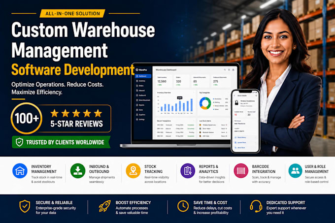 create custom warehouse management software development