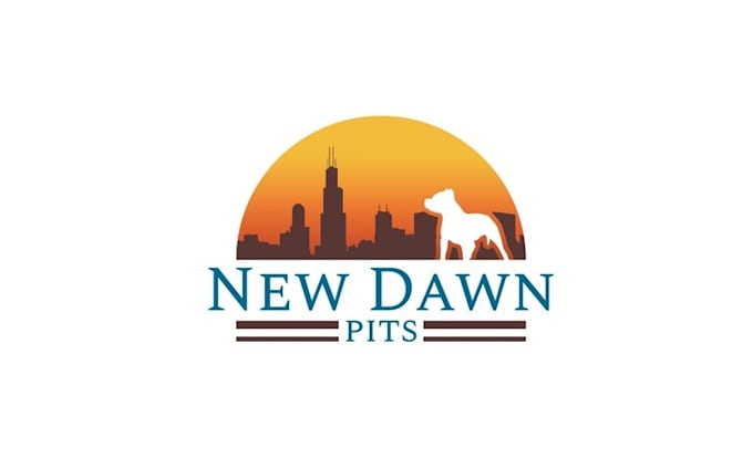 design consulting new dawn pit bulls logo