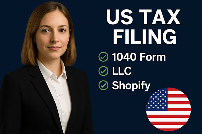file your US tax return 1040 form llc shopify or freelancer taxes
