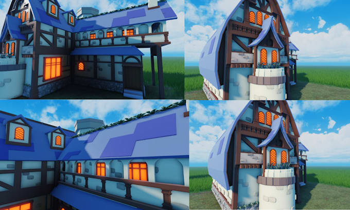 Build custom roblox houses, buildings, maps, obby games, avatars, and ...