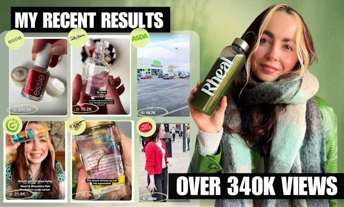 create ugc videos for paid ads or organic social UK female