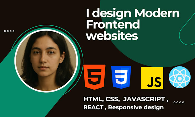 design a responsive frontend website using HTML, CSS, and react