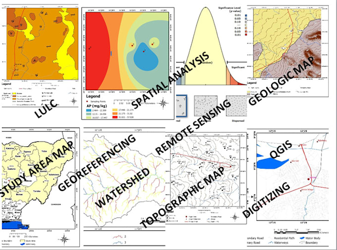 do professional gis mapping, spatial analysis, and remote sensing