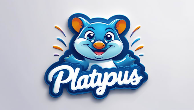 do creative platypus mascot logo in 20 hours