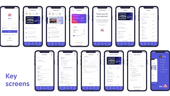 car maintenance app, car service app