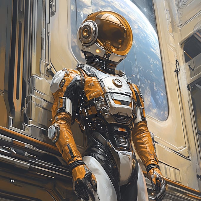 Draw sci fi or fantasy concept art illustration characters by ...