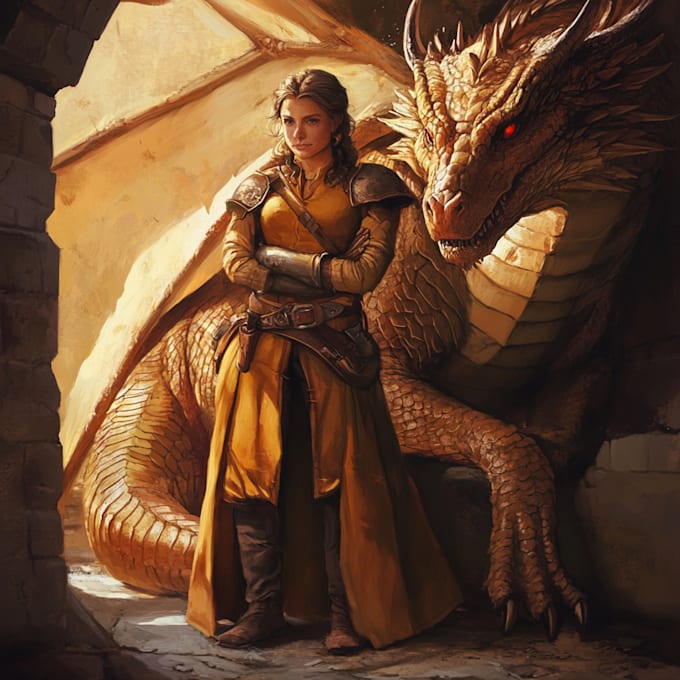 paint your dark fantasy dnd character illustration