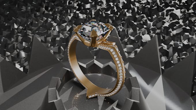 create realistic jewelry rendering for your social media