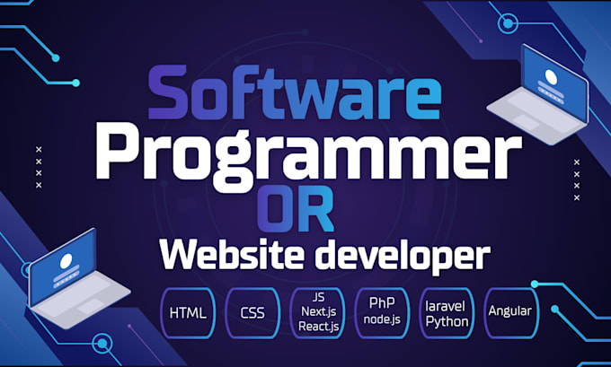 be your full stack software programmer or website developer