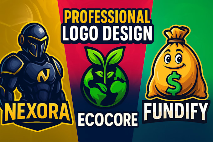 design a unique cartoon logo