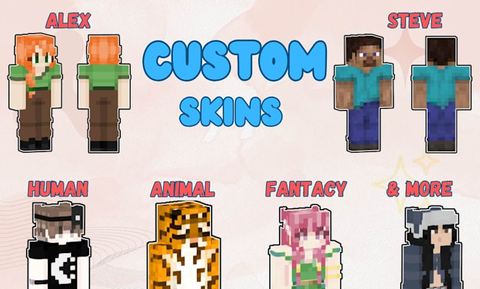 create a custom minecraft skin for you