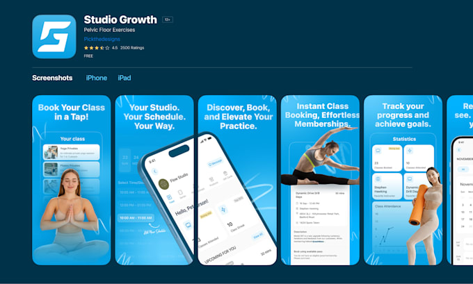 design app screenshots for app store and google play store