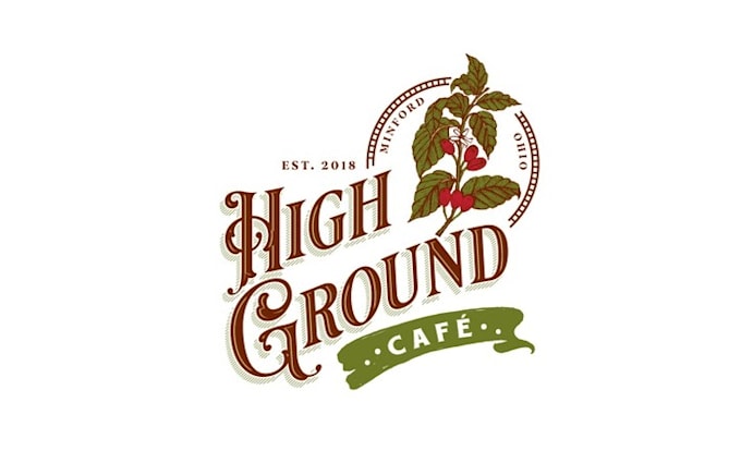 design elegant rustic vintage style cafe logo
